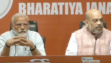 Latest International News : In his first-ever press conference, Indian PM Modi directs all questions to party chief