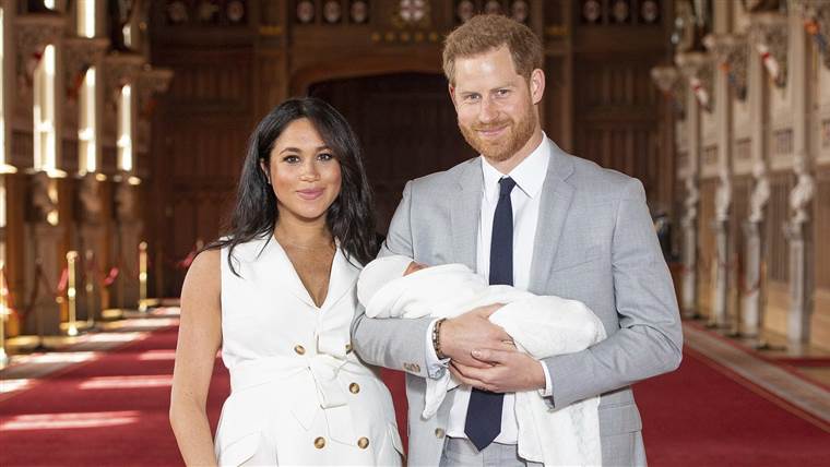 Latest International News : Royal baby:Prince Harry and Meghan Markle name him Archie