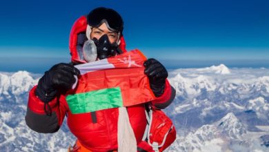Oman Latest News : Oman's Nadhira Al Harthy tweets Mt Everest conquering pictures