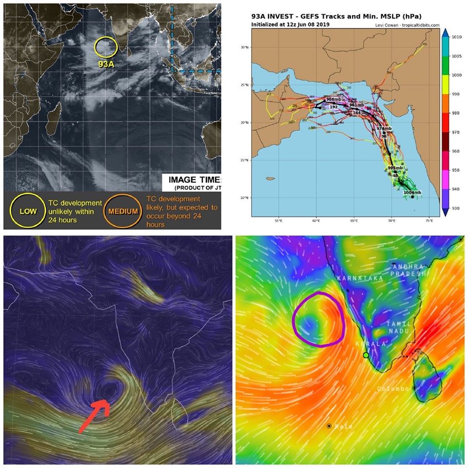 Latest International News : Low pressure formed in Arabian Sea