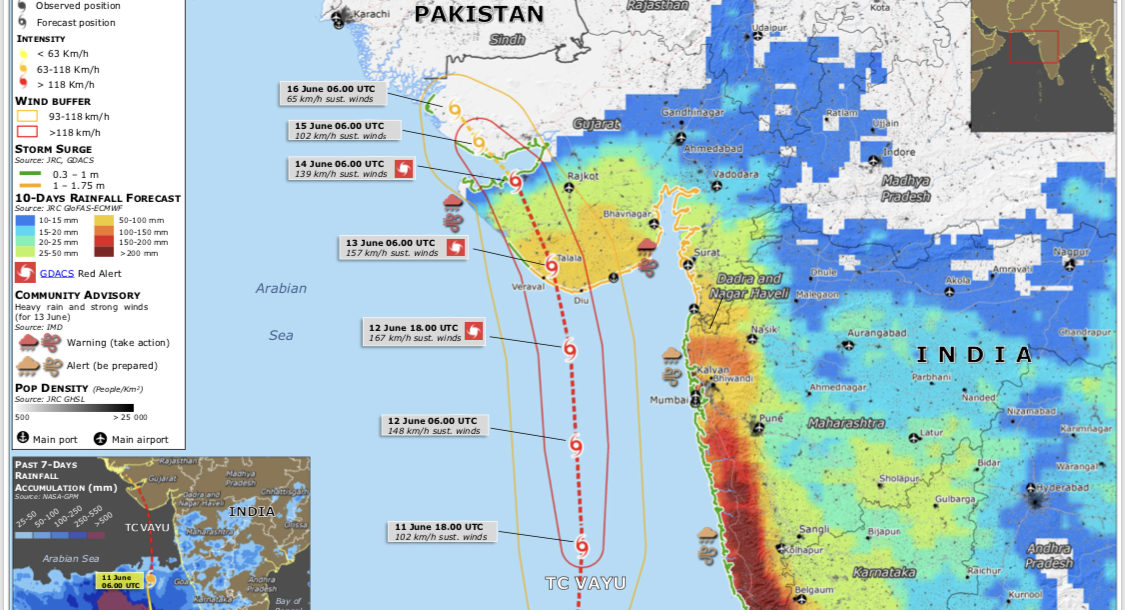 Latest International News : Millions in India face cyclone Vayu threat