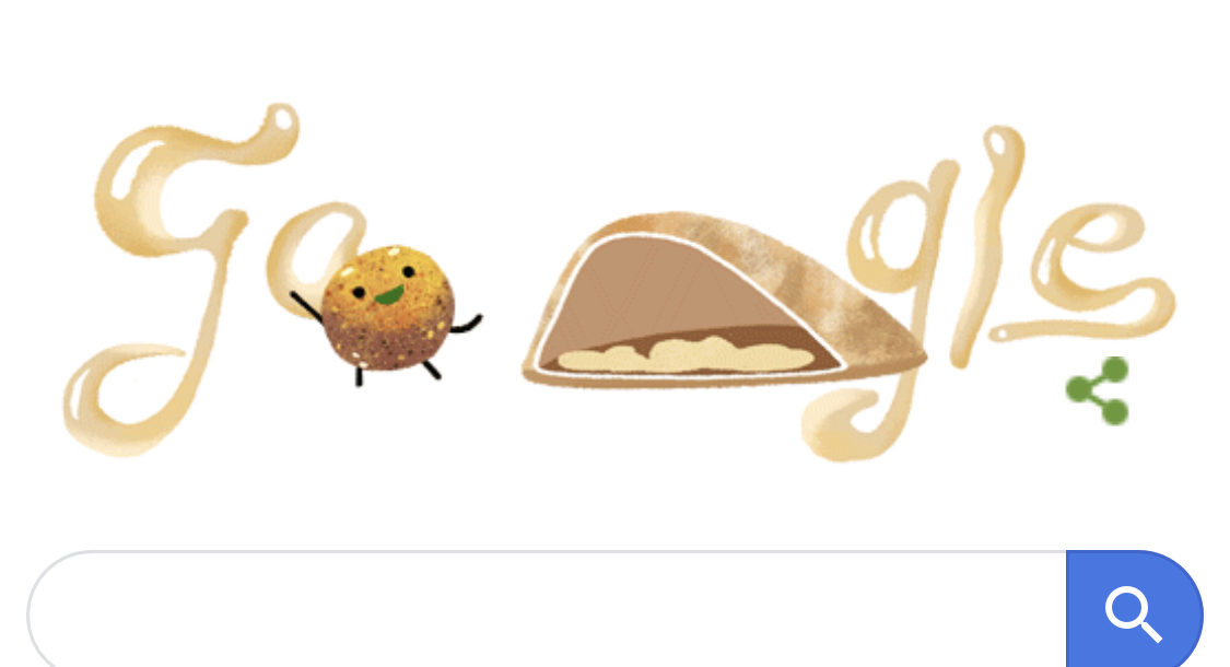 Latest International News : Today, Google Doodle celebrates falafel