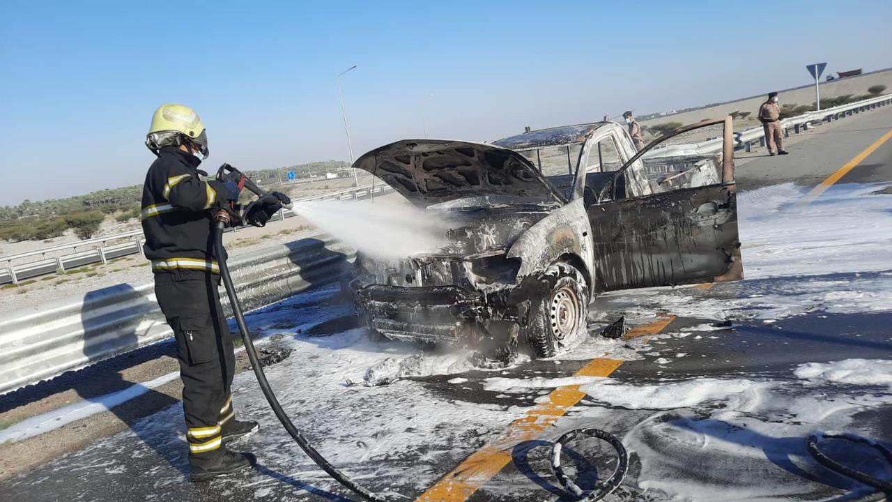 Vehicle fire reported in Oman - The Arabian Stories News