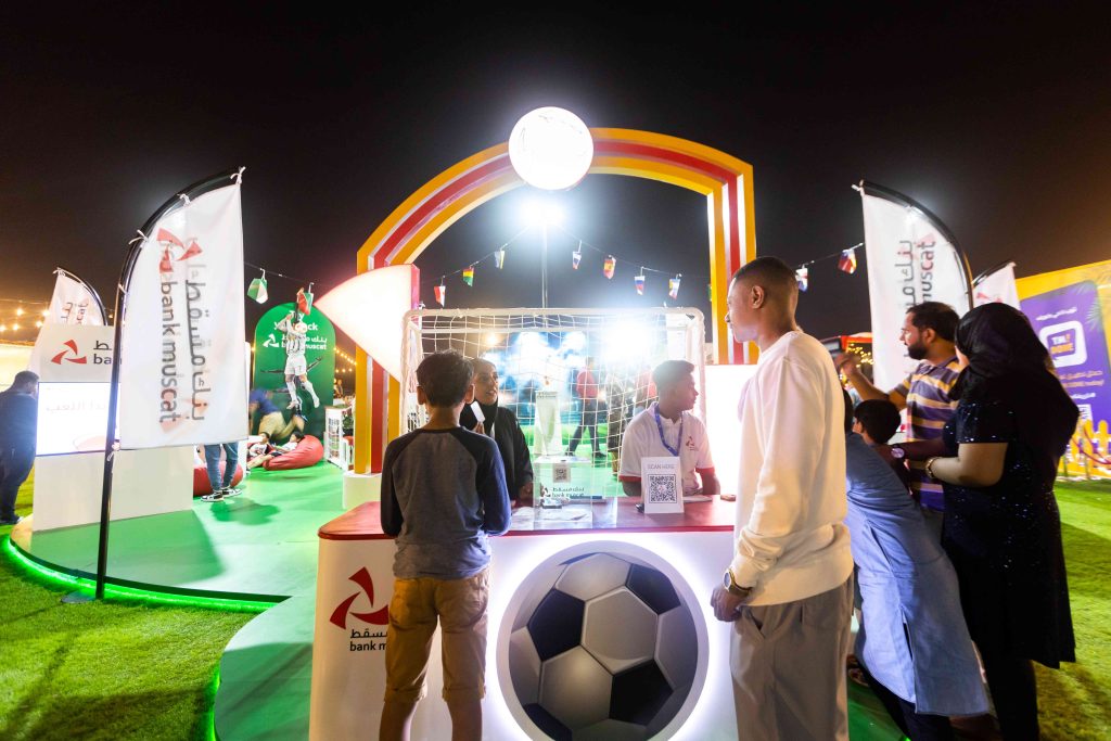 Excellent response for Bank Muscat kiosk at Salalah Eat The Arabian