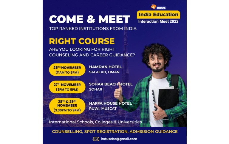 India Education Interaction Meet from November 25 - The Arabian Stories ...
