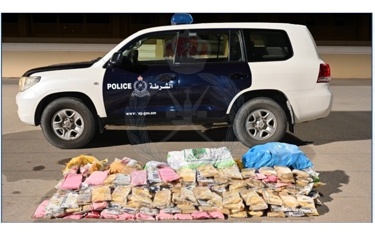 Oman’s police seize over 140kgs of narcotic substances - The Arabian ...
