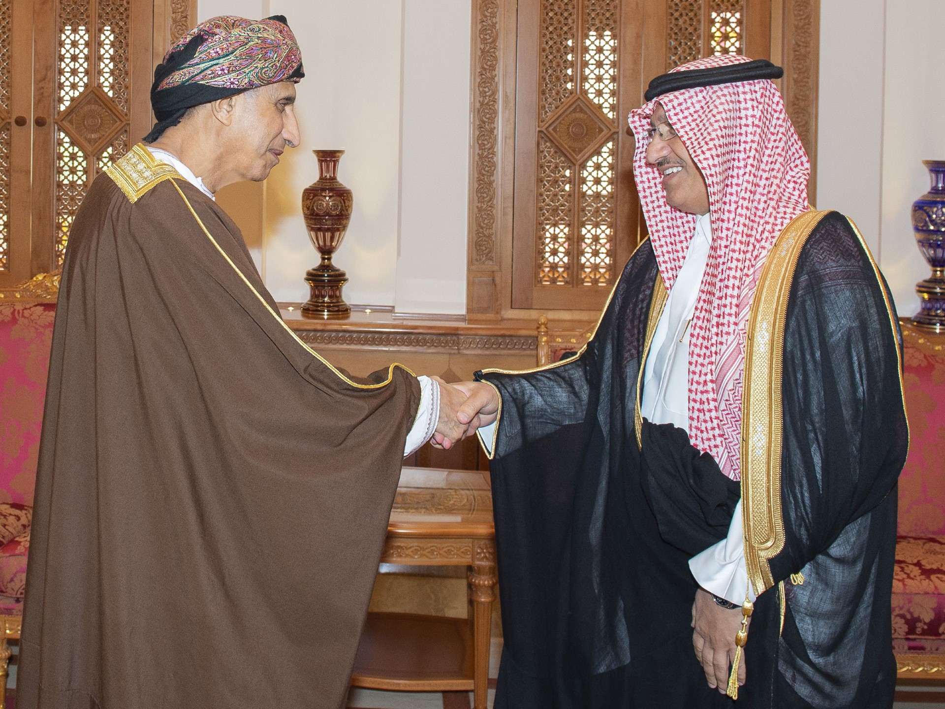 Sayyid Fahd receives GCC Ministers of Higher Education, Ministers of ...