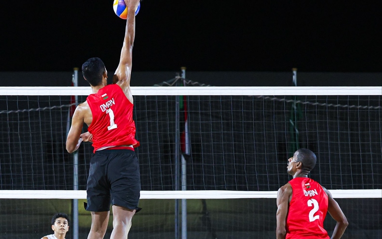 Oman’s men’s beach volleyball teams qualify for semi-finals of Arab Championship