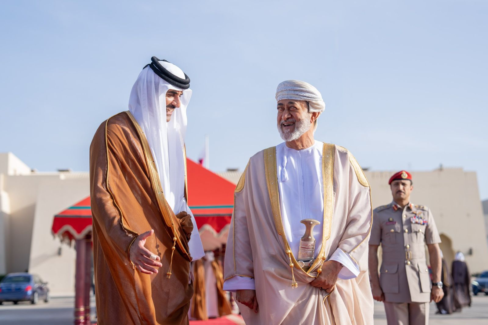 Qatar Emir Sheikh Tamim departs Oman after talks with His Majesty Sultan Haitham