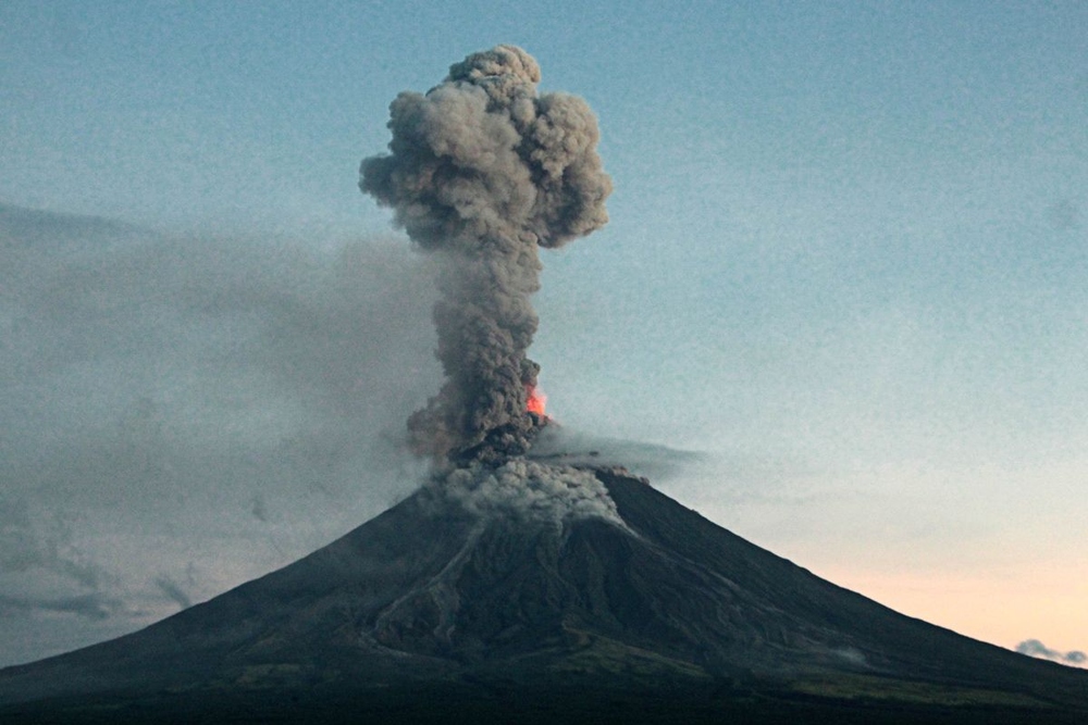 Philippines’ most active volcano erupts again
