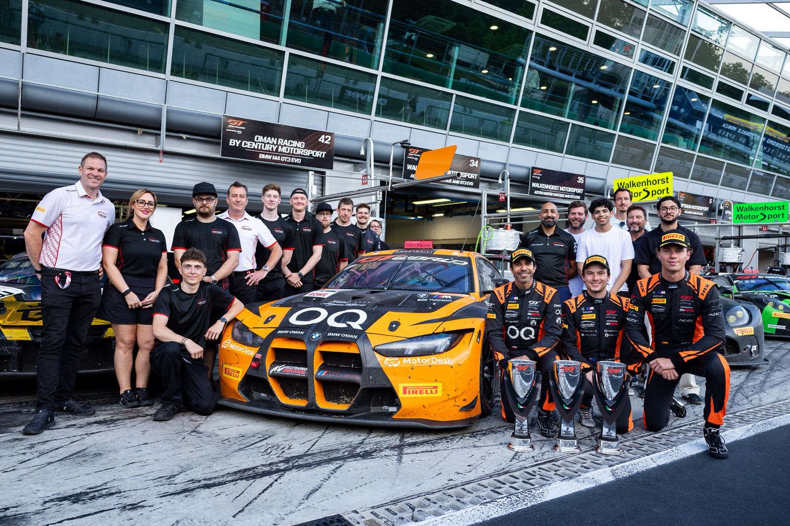 Oman’s Ahmad Al Harthy charges to Monza podium in stunning GT World Challenge fightback