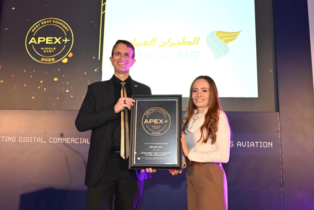 Oman Air named Middle East’s most comfortable airline for third time
